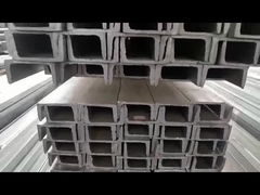 پروفیل فولاد ضد زنگ نورد گرم SS304 316 کانال U شکل موجود در انبار